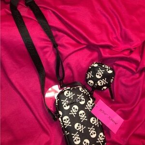 ☠️ Betsey Johnson Skull Crossbody and Coin Purse Set
